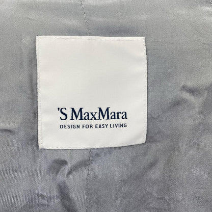 S MaxMara エスマックスマーラ 901614936 グレー アルパカ ウール ベルテッドコート コート