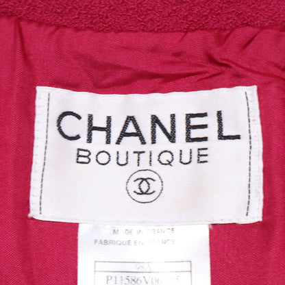 CHANEL シャネル 【国内正規】98A P11586V06795 ココマークボタン ウール シングルジャケット ジャケット