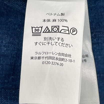 POLObyRalphLauren ポロラルフローレン インディゴ クラシック フィット リネン ワークシャツ トップス