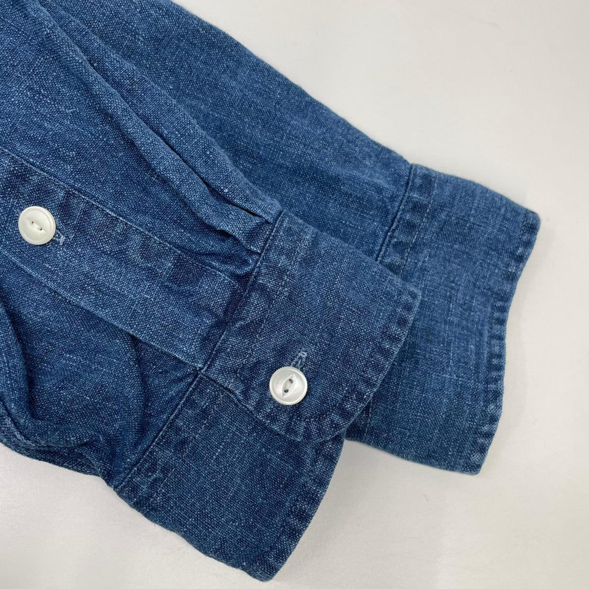 POLObyRalphLauren ポロラルフローレン インディゴ クラシック フィット リネン ワークシャツ トップス