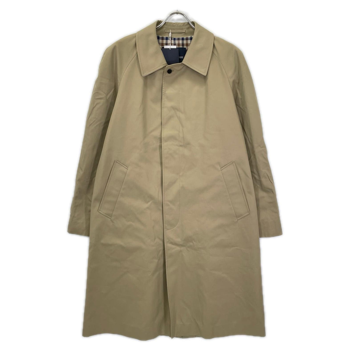 Aquascutum アクアスキュータム 2225551101 ベージュ U.K FILEY CLASSIC ステンカラーコート コート