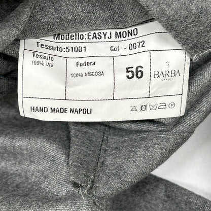 BARBA バルバ グレー EASYJ テーラードジャケット ジャケット