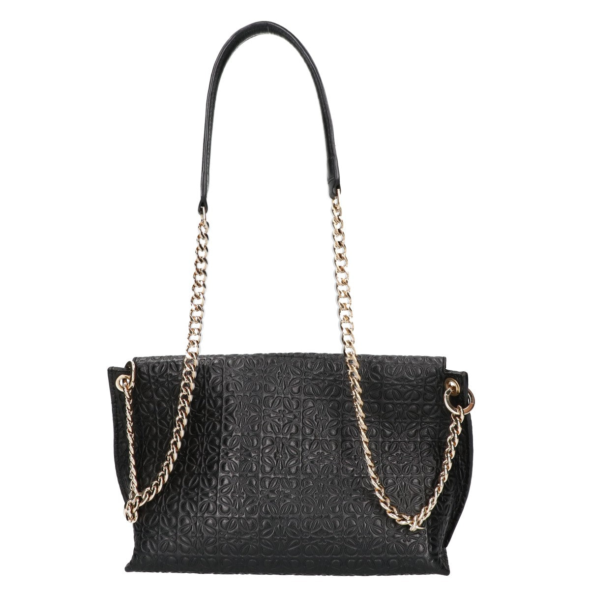 LOEWE ロエベ リピートアナグラム アベニュー エンボス チェーン ショルダーバッグ