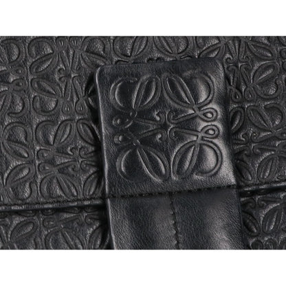 LOEWE ロエベ リピートアナグラム アベニュー エンボス チェーン ショルダーバッグ