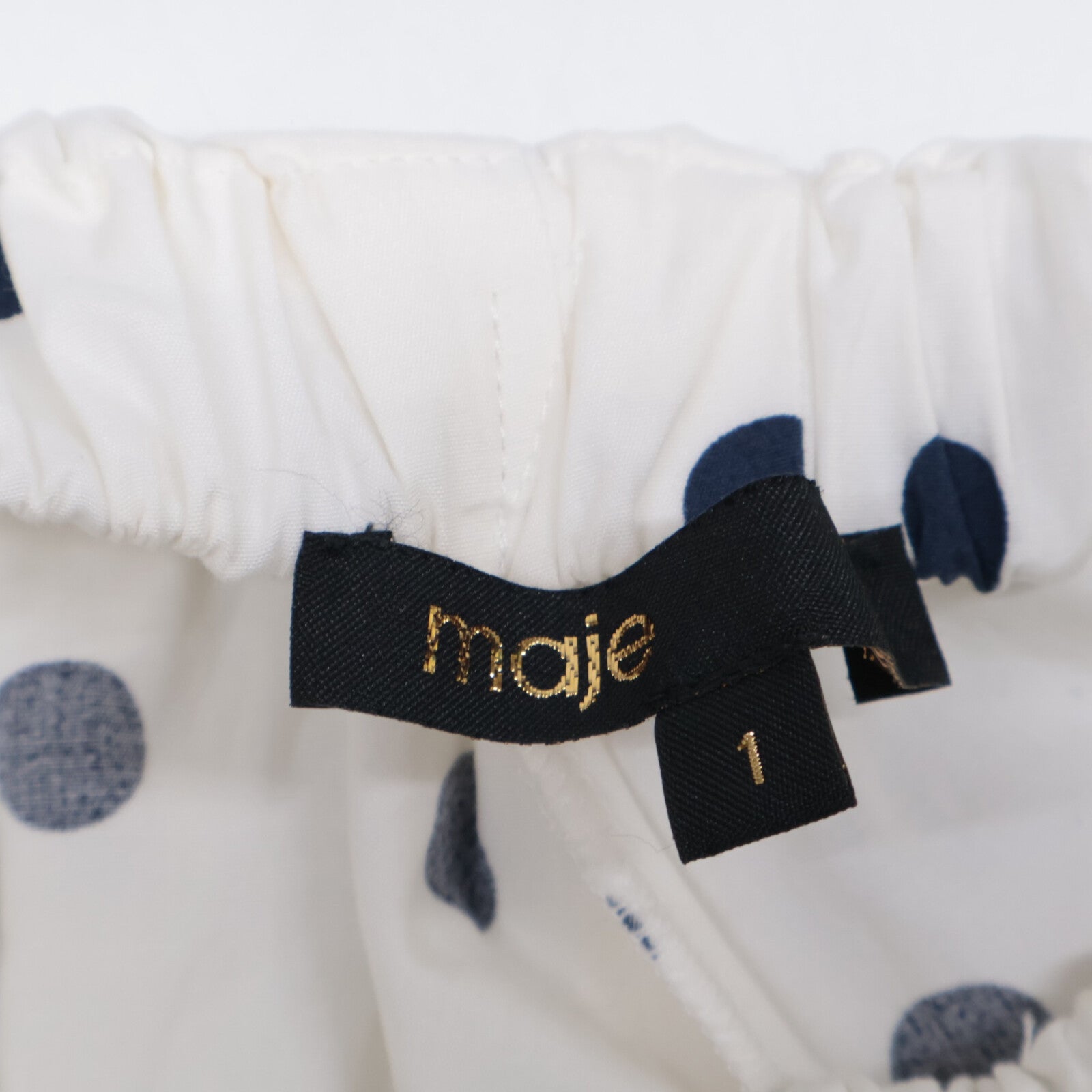 maje Maje MFPRO3820 波点露肩连衣裙 连衣裙 1 女士