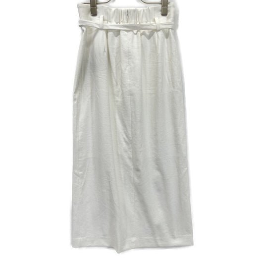 La boutique BonBon La boutique bonbon LBZ1041501A0003 白色 带腰带修身半身裙 半身裙 36 女式