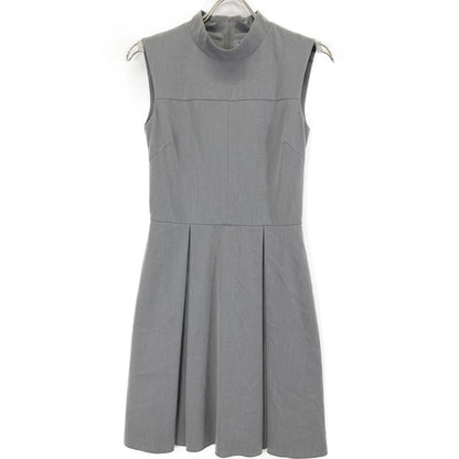 FOXEY NEW YORK Faille Pleat Fit and Flare Sleeveless Dress