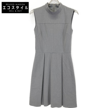 FOXEY NEW YORK Faille Pleat Fit and Flare Sleeveless Dress