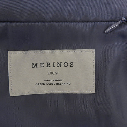 green label relaxing グリーンレーベルリラクシング 美品 S100 ショートビーバー チェスター コート ブラック×ブルー S 3225-139-3271 コート