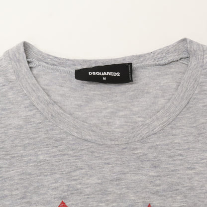 DSQUARED2 Dsquared S74GD0819 Gray LEEF T-shirt Tops M Men's