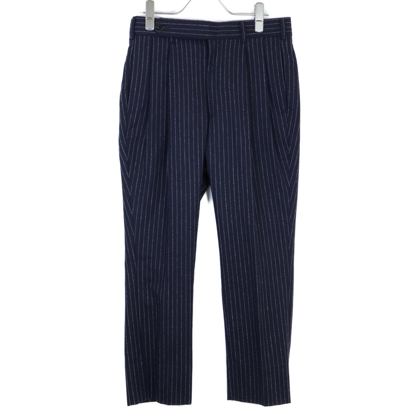 JOHN LAWRENCE SULLIVAN John Lawrence Sullivan 2B010 13-05 Navy Stripe Slacks Bottoms 34 Women's