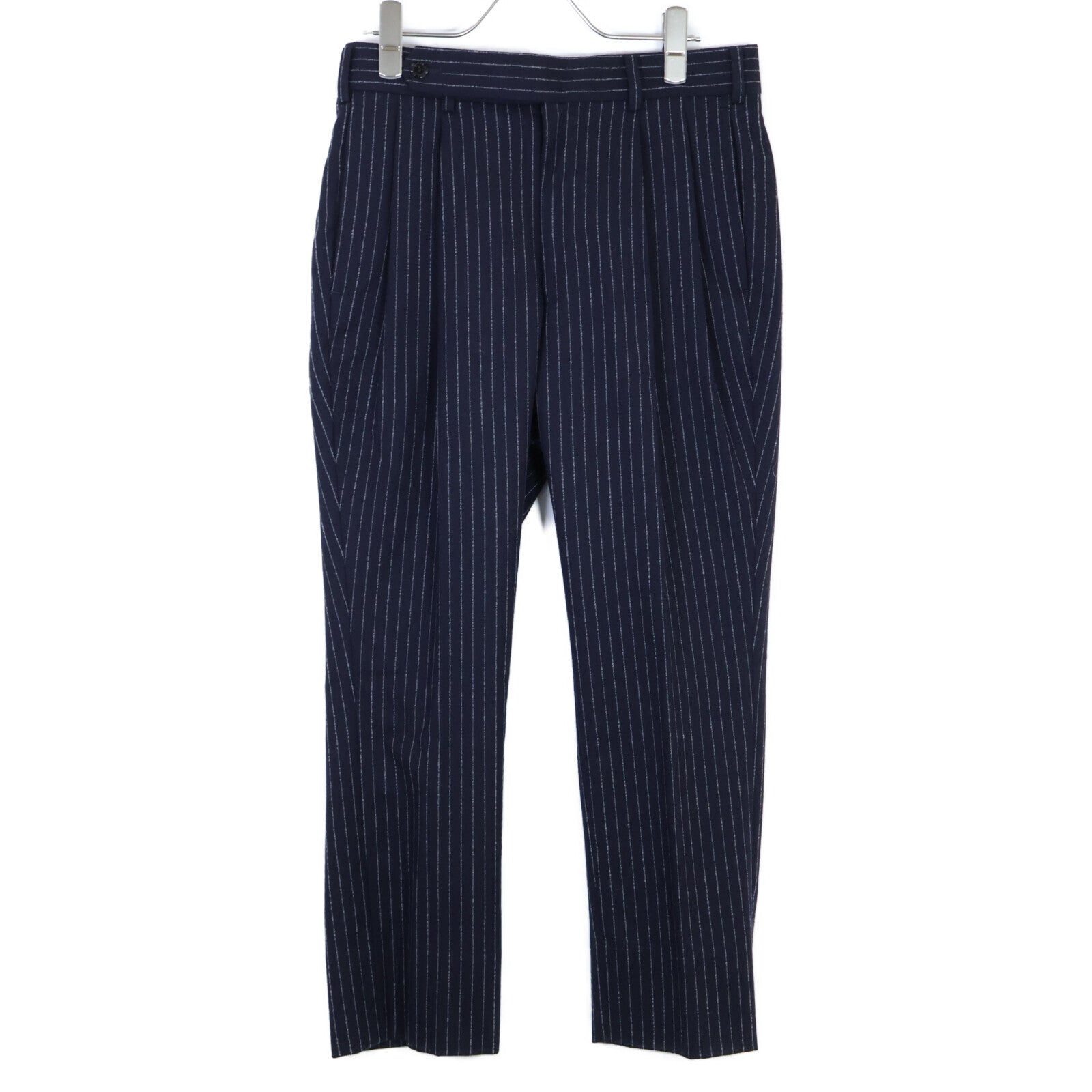 JOHN LAWRENCE SULLIVAN John Lawrence Sullivan 2B010 13-05 Navy Stripe Slacks Bottoms 34 Women's