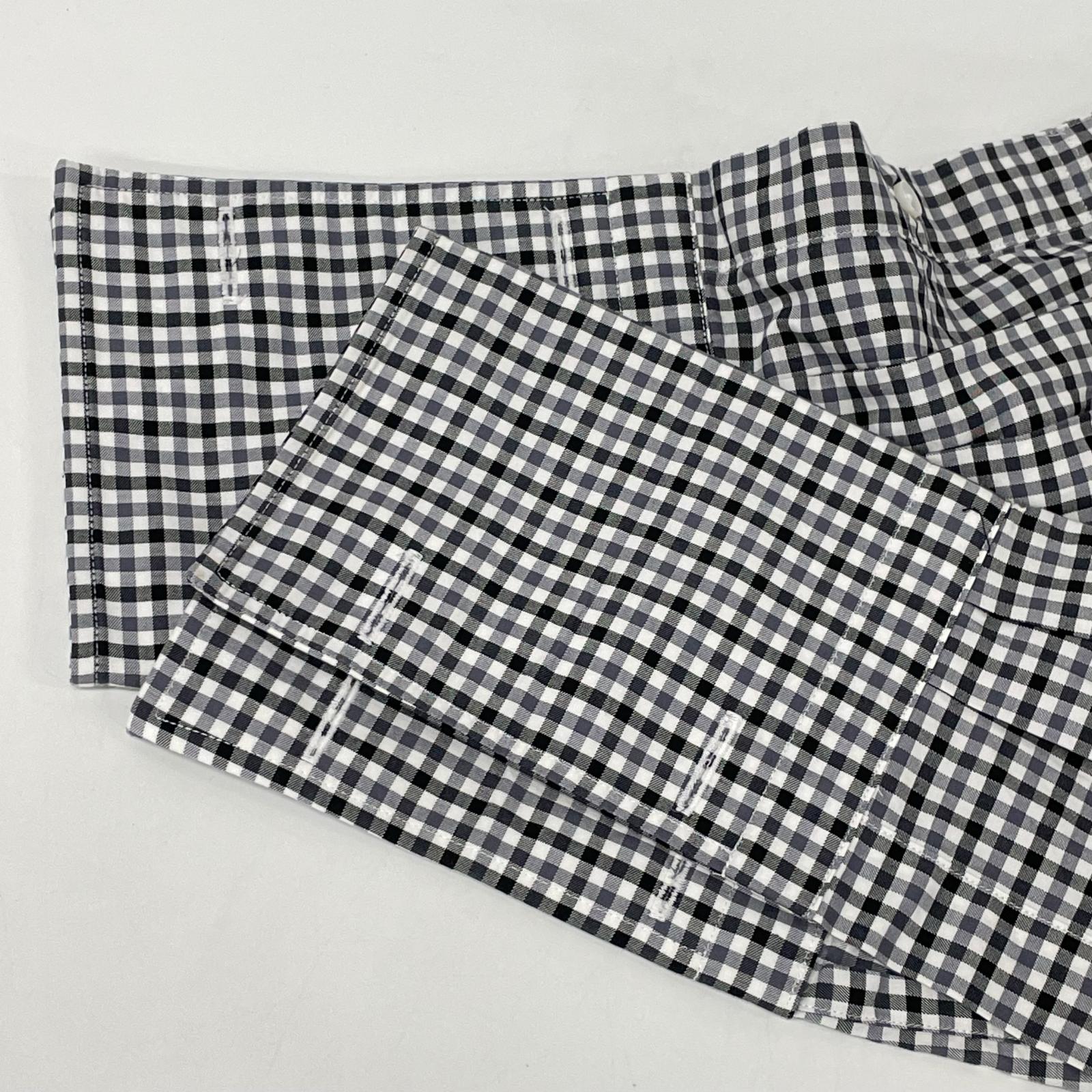 UNITED ARROWS ユナイテッドアローズ 1111-250-9462 ブラック チェック スリムフィット シャツ トップス