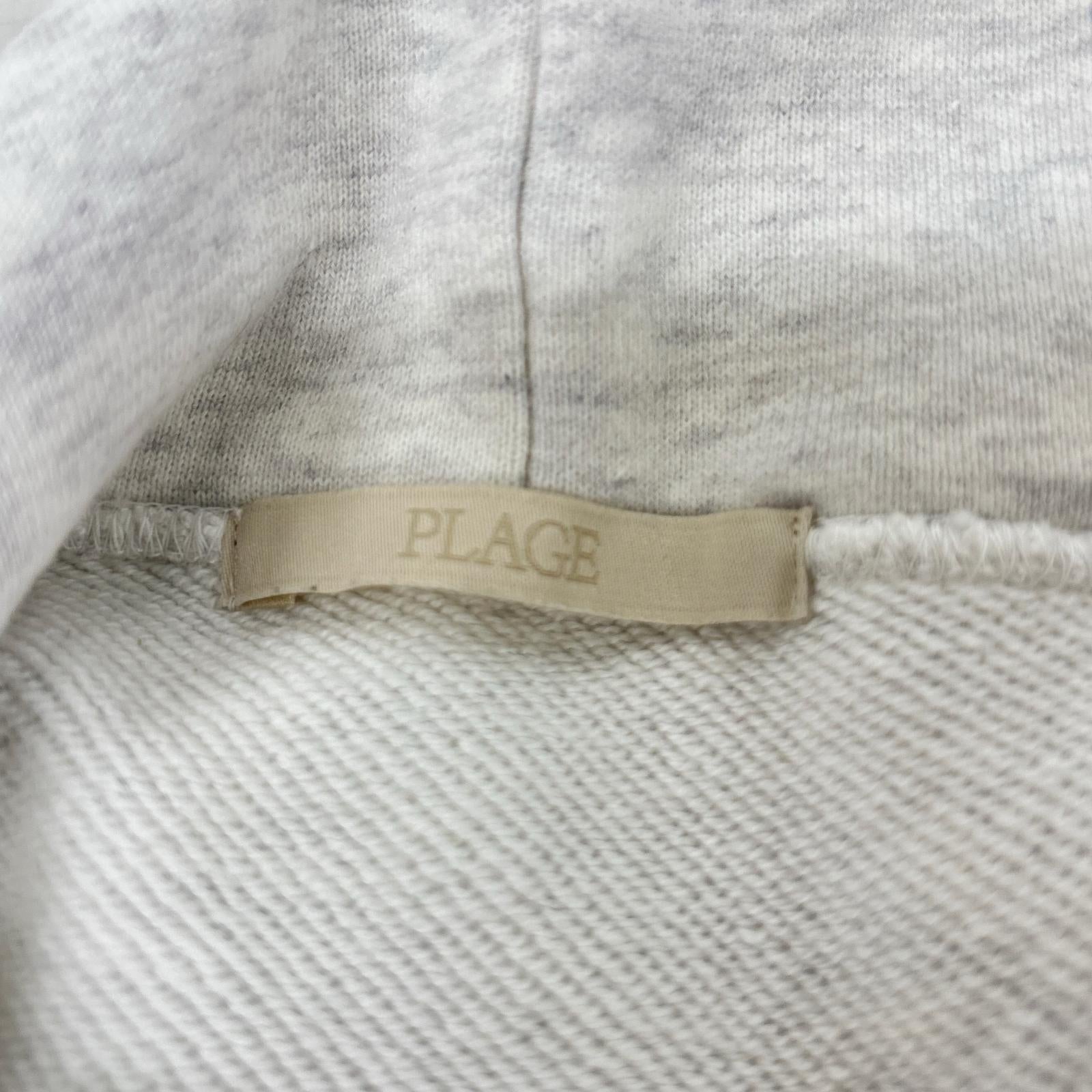 Plage プラージュ 25年製 グレー CROPPED フーディー トップス