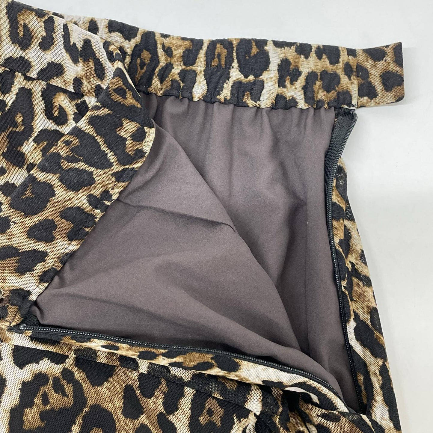 NO ROSE WITHOUT A THORN B7 Bassetti 9593057 Leopard Maxi Length Flare Skirt Skirt 36