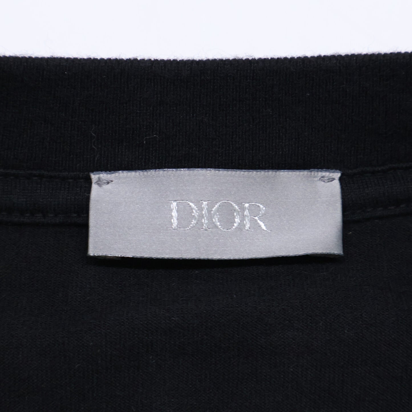 DIOR 迪奥 19AW 黑色 293J645A0677 ATELIER刺绣 短袖T恤 上衣