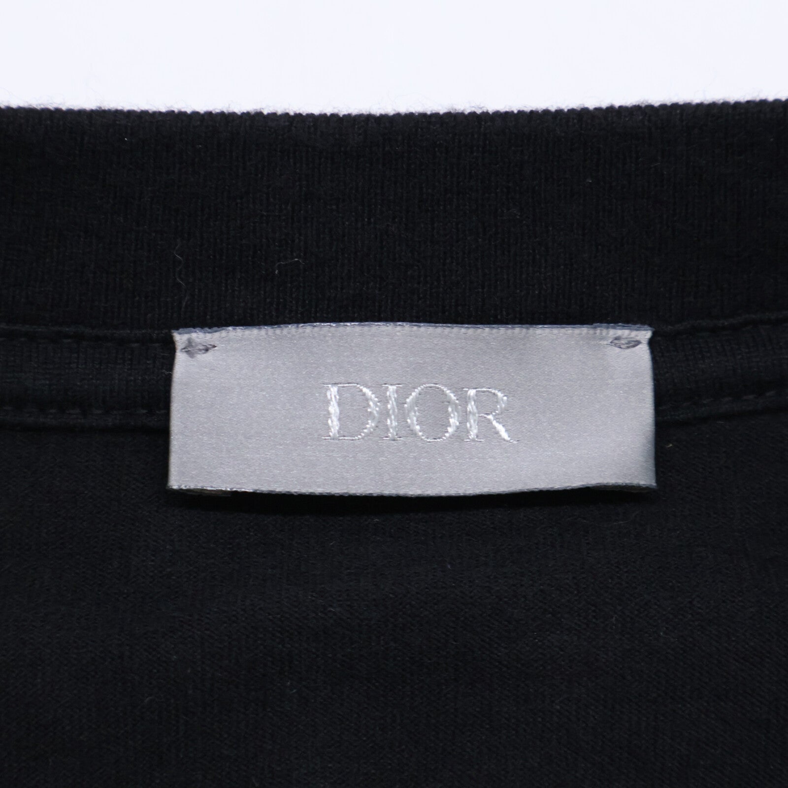 DIOR 迪奥 19AW 黑色 293J645A0677 ATELIER刺绣 短袖T恤 上衣