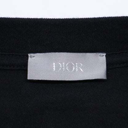 DIOR 迪奥 19AW 黑色 293J645A0677 ATELIER刺绣 短袖T恤 上衣
