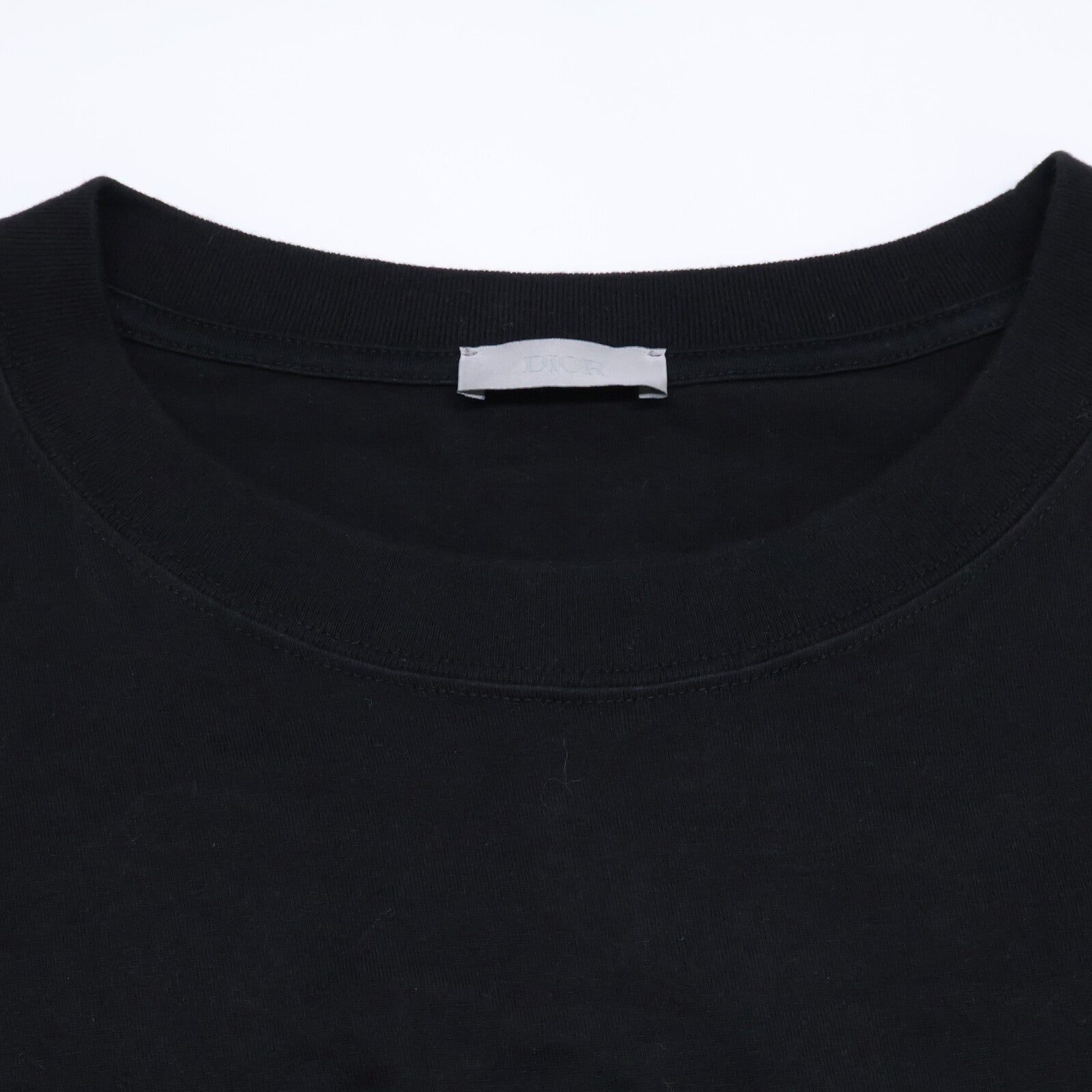 DIOR 迪奥 19AW 黑色 293J645A0677 ATELIER刺绣 短袖T恤 上衣