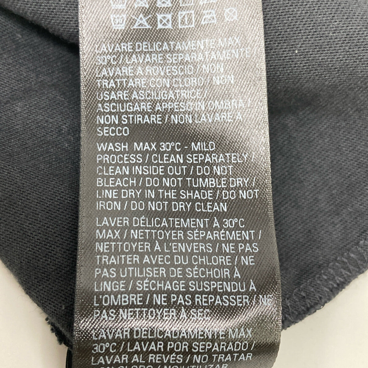 BALENCIAGA 787349 Planet Earth Distressed Oversized T-shirt Top