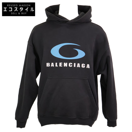 BALENCIAGA バレンシアガ 【国内正規/24年製】767877 ループスポーツアイコン ウォッシュド プルオーバー パーカー/ トップス