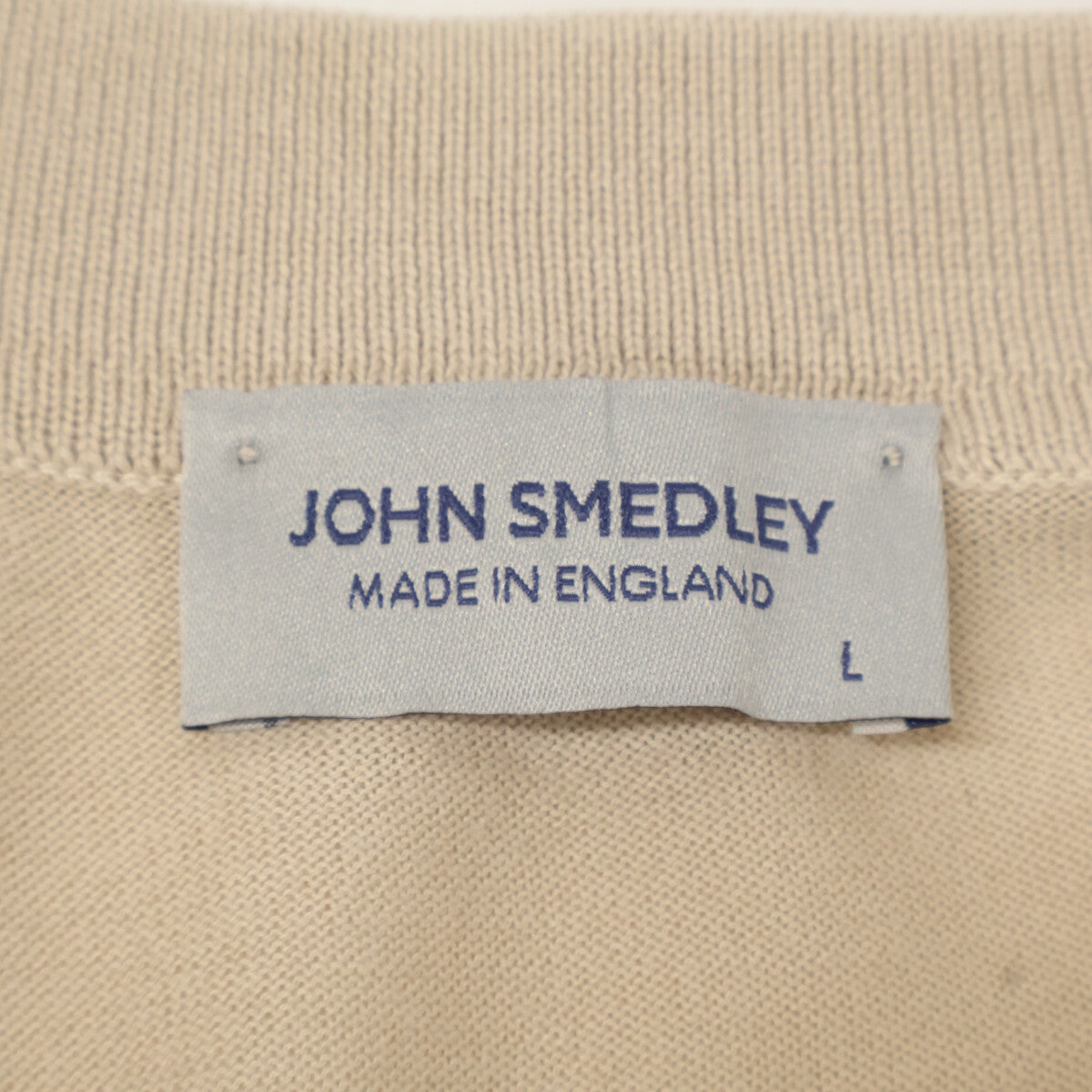 JOHN SMEDLEY ジョンスメドレー SYRES コットン ハイゲージニット スキッパー シャツ トップス