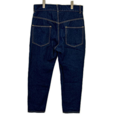 PB173 Indigo Cotton x Linen Tapered Denim Bottoms S Men's