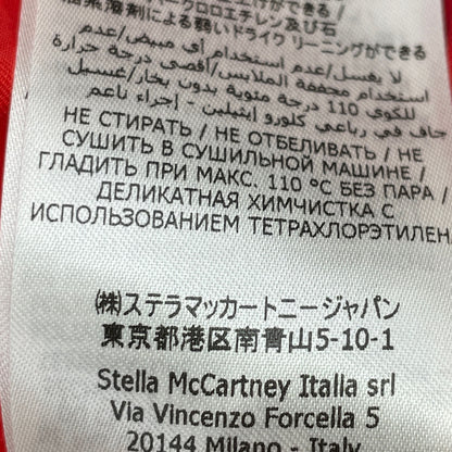 STELLA McCARTNEY ステラマッカートニー 6A0122 3BU304 レッド ブロデリーアングレーズパフスリーブドレス ワンピース