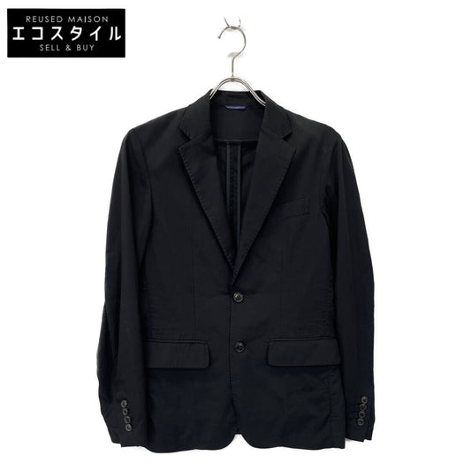 jun hashimoto 1032010007 Black Tencel Twill Stretch Jacket Jacket 2 Men's