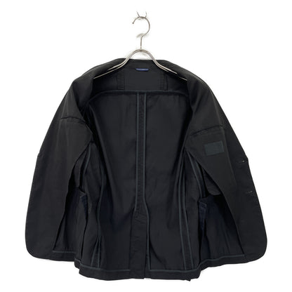 jun hashimoto 1032010007 Black Tencel Twill Stretch Jacket Jacket 2 Men's