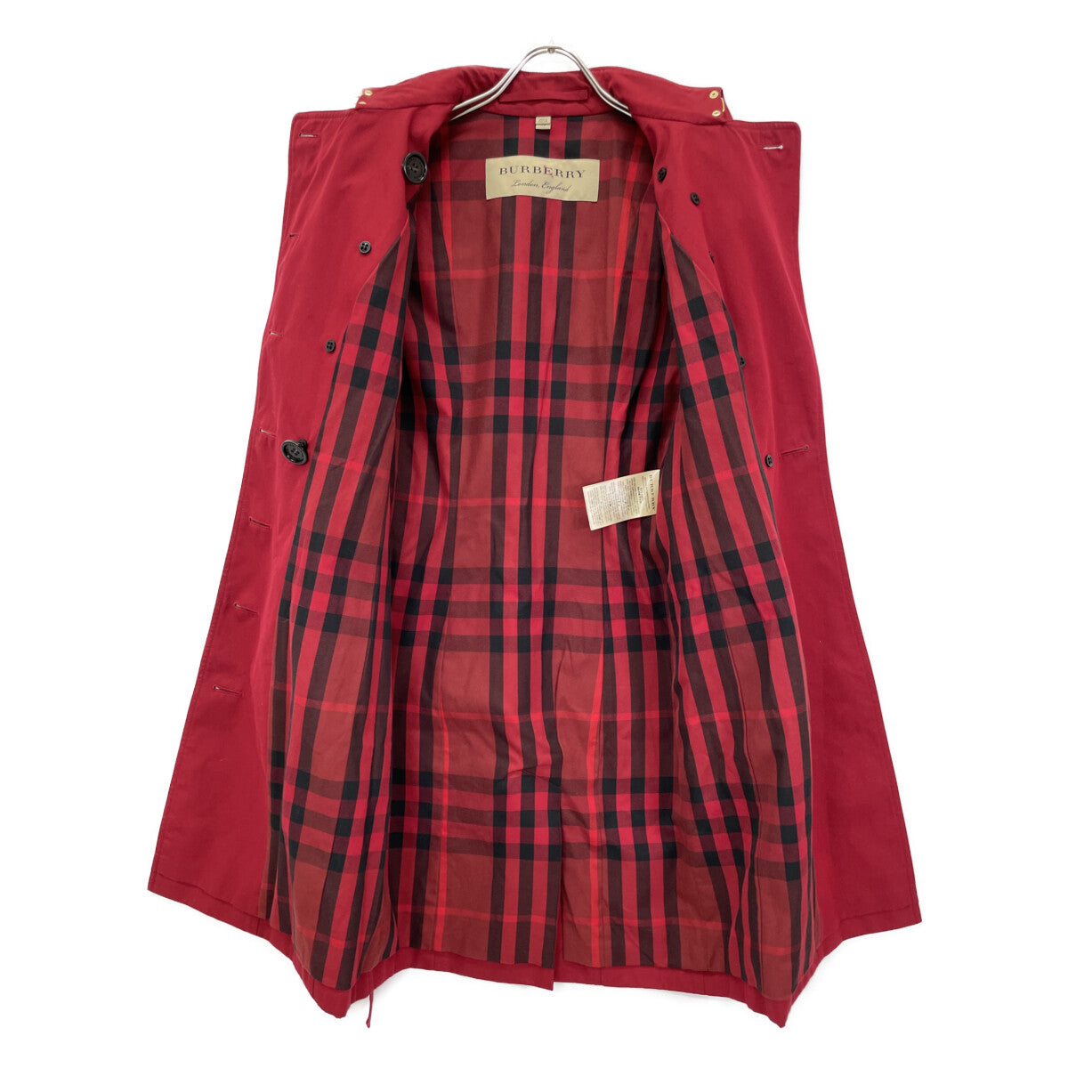 BURBERRY バーバリー 4043581 サンドリンガム レッド トレンチコート コート