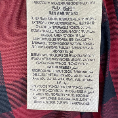 BURBERRY バーバリー 4043581 サンドリンガム レッド トレンチコート コート