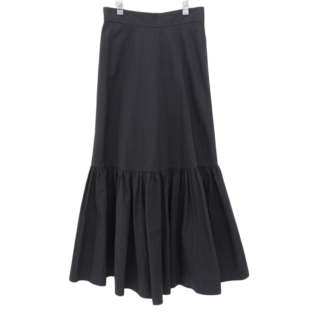 Excellent condition Cotton Nylon Voluminous Tiered Maxi Skirt Women's Black 1 10109-6112 Skirt Skirt 1 Women's