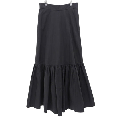 Excellent condition Cotton Nylon Voluminous Tiered Maxi Skirt Women's Black 1 10109-6112 Skirt Skirt 1 Women's
