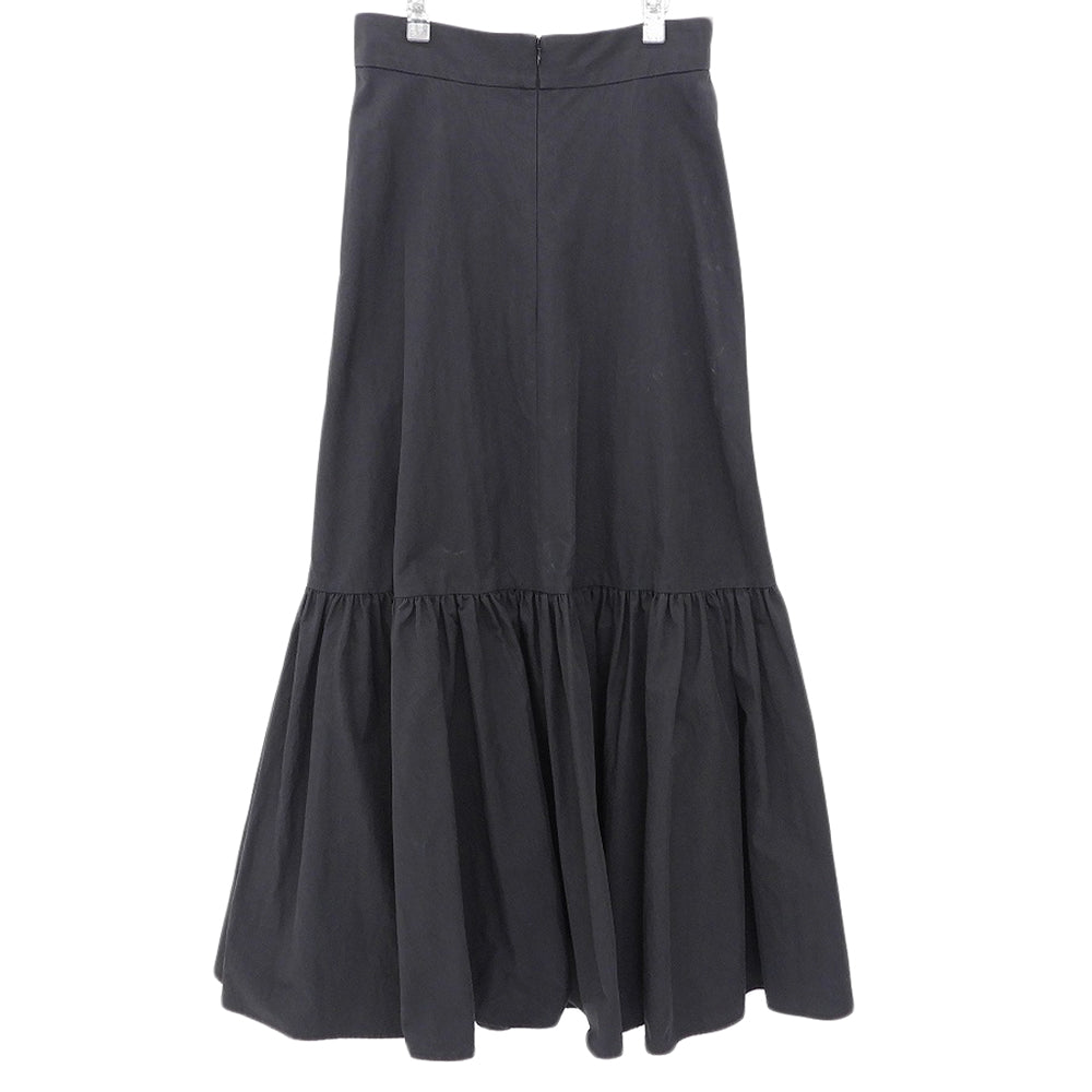 Excellent condition Cotton Nylon Voluminous Tiered Maxi Skirt Women's Black 1 10109-6112 Skirt Skirt 1 Women's