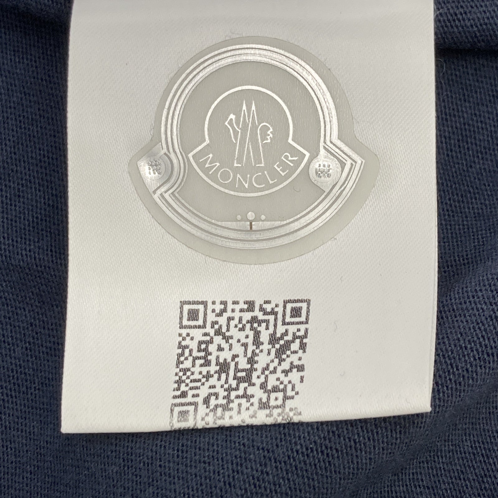 MONCLER Navy Logo T-Shirt Top