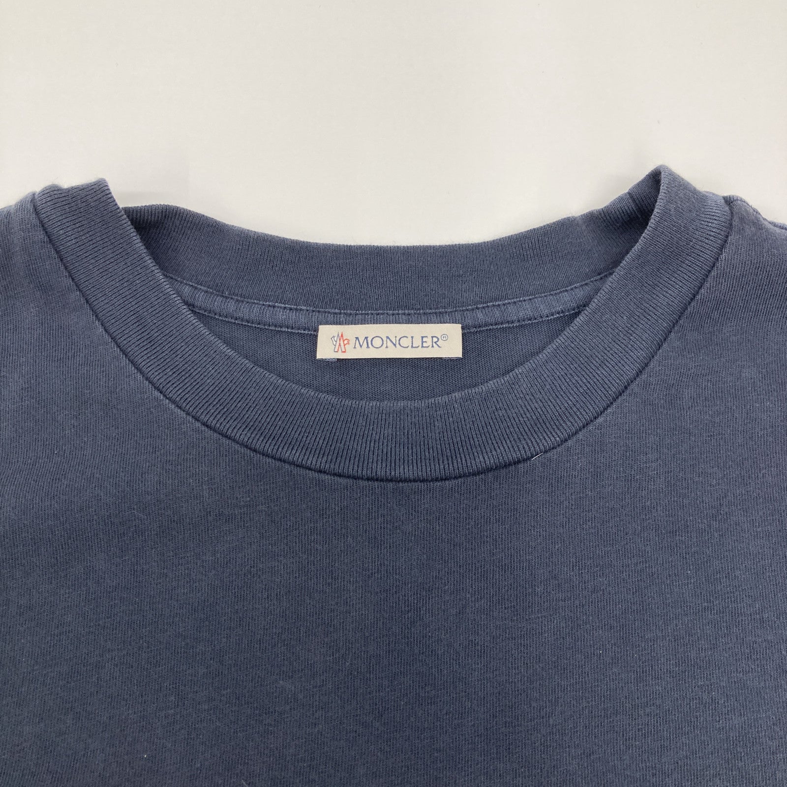 MONCLER Navy Logo T-Shirt Top
