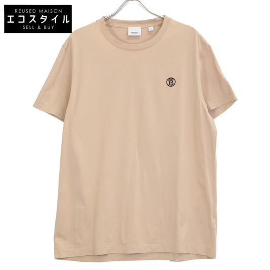 BURBERRY バーバリー 8053424 ベージュ モノグラムTBロゴ クルーネック Tシャツ トップス