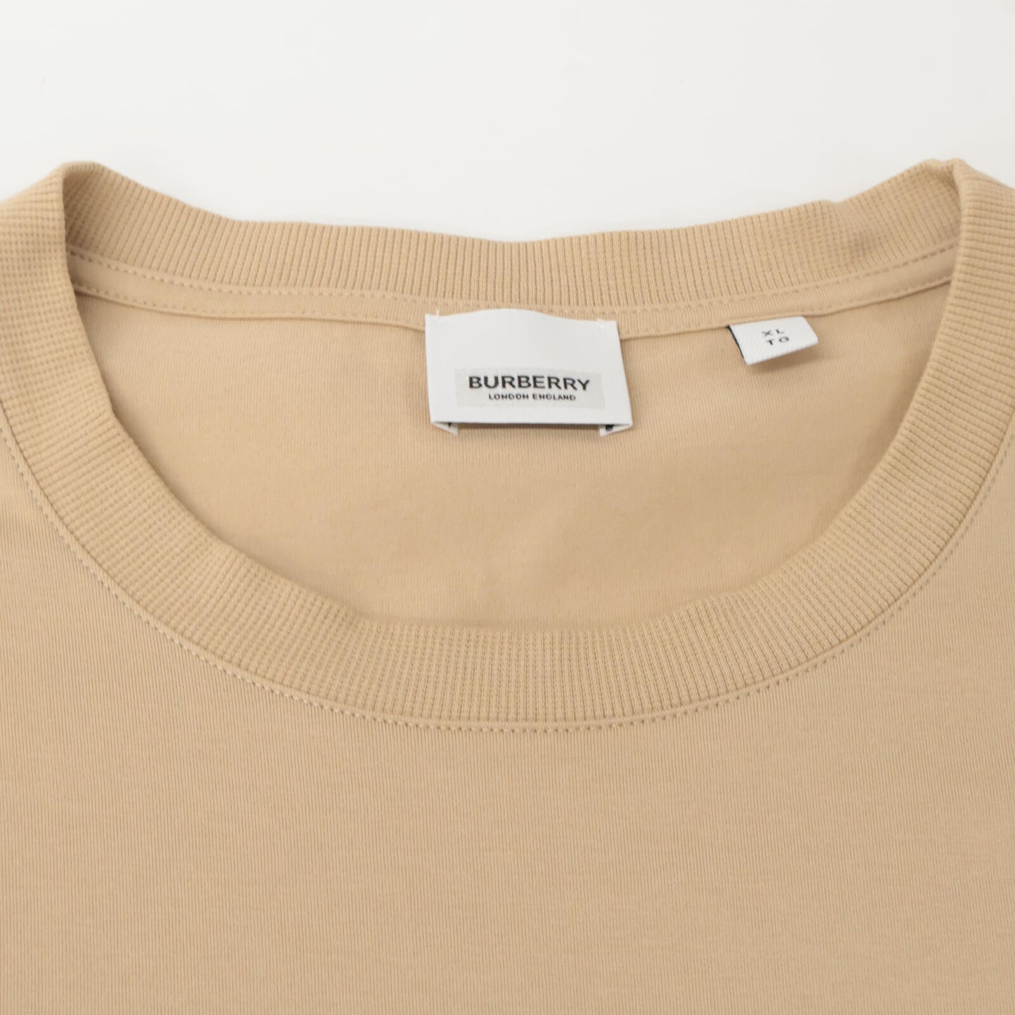 BURBERRY 巴宝莉 8053424 米色 Monogram TB徽标 圆领 T恤 上衣