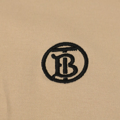 BURBERRY 巴宝莉 8053424 米色 Monogram TB徽标 圆领 T恤 上衣