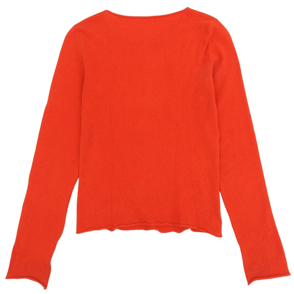 Cashmere Knit Sweater Top Women's Orange S Tops S Women's