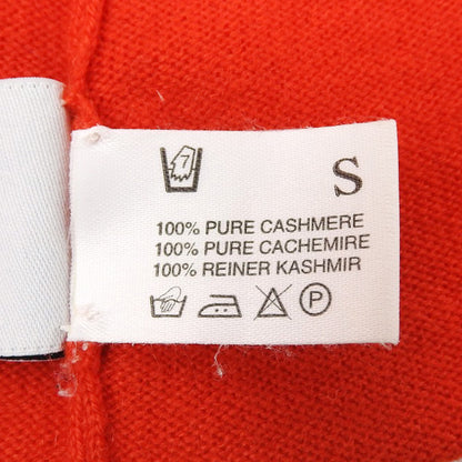 Cashmere Knit Sweater Top Women's Orange S Tops S Women's