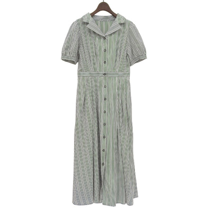 STRAWBERRY-FIELDS Beautiful Striped Classical Shirt Dress for Women - Black/White, Size 2, Style 51-11211DV Dress