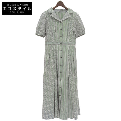STRAWBERRY-FIELDS Beautiful Striped Classical Shirt Dress for Women - Black/White, Size 2, Style 51-11211DV Dress