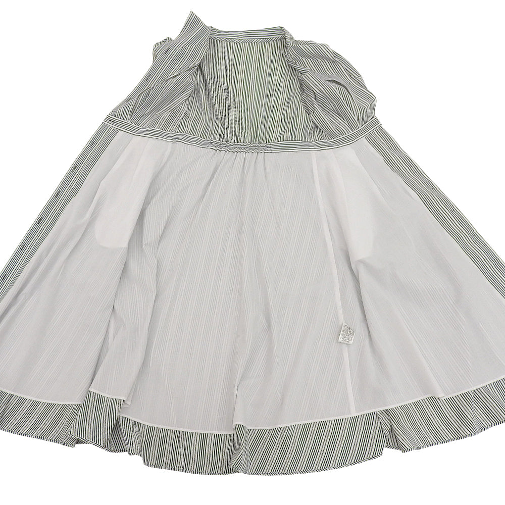 STRAWBERRY-FIELDS Beautiful Striped Classical Shirt Dress for Women - Black/White, Size 2, Style 51-11211DV Dress