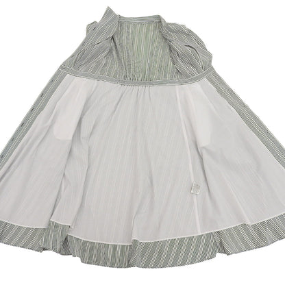 STRAWBERRY-FIELDS Beautiful Striped Classical Shirt Dress for Women - Black/White, Size 2, Style 51-11211DV Dress
