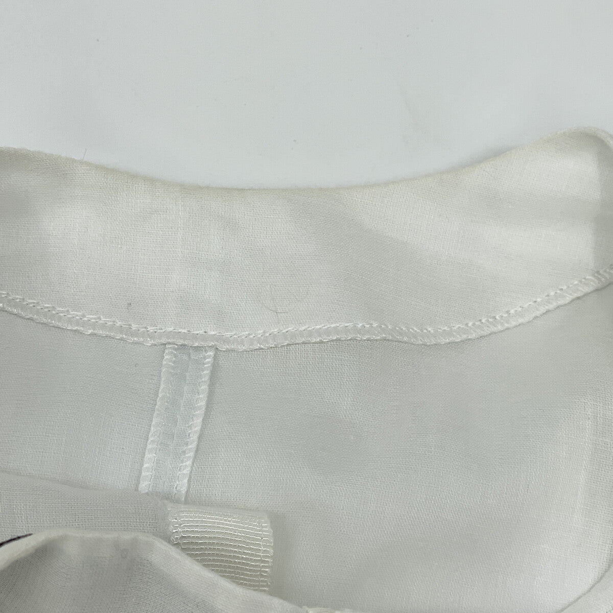 Sheer Pullover Blouse Shirt Top with Ribbon Design, Size 36, for Women