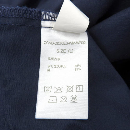 WACKO MARIA Logo Embroidered Work Shirt Top Men's Navy L Top