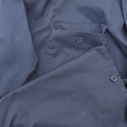 WACKO MARIA Logo Embroidered Work Shirt Top Men's Navy L Top