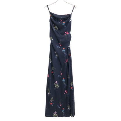 snidel SNIDEL 25AW Navy SWFO254186 Drape Narrow Cami Dress